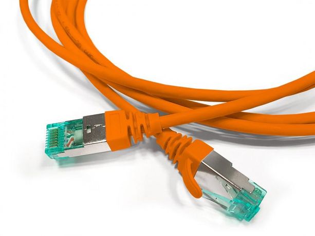 PC-LPT-SFTP-RJ45-RJ45-C6A-1M-LSZH-OR Патч-корд S/FTP, экранир., категория 6a (100% Fluke Component Tested), 30AWG, LSZH, 1 м | 445811 Hyperline
