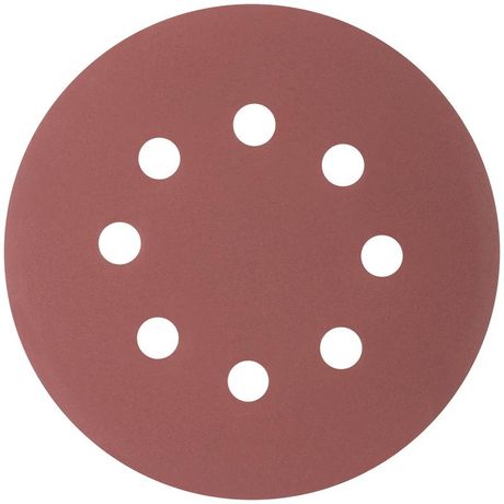 Круг шлифовальные с отверстиями (липучка) алюминий-оксидные 125мм Р 600 (уп.5шт) MOS 39842М