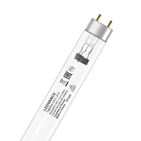 Лампа люминесцентная бактерицидная TIBERA UVC 55W T8 G13 d26x895 253,7nm без озона | 4058075499324 LEDVANCE Osram