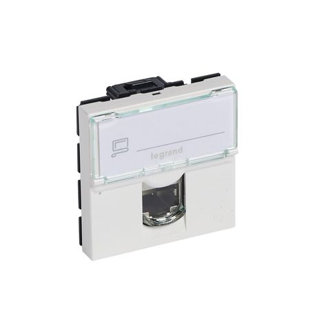 Механизм розетки компьютерной СП 2мод. Mosaic RJ45 кат.6A STP/FTP бел. Leg 076576 Legrand Legrand Euro арт. 076576