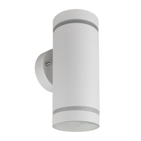 Светильник садово-парковый, 230V 2*GX53, DH1002, белый ( на стену вверх/вниз ) | 48316 FERON