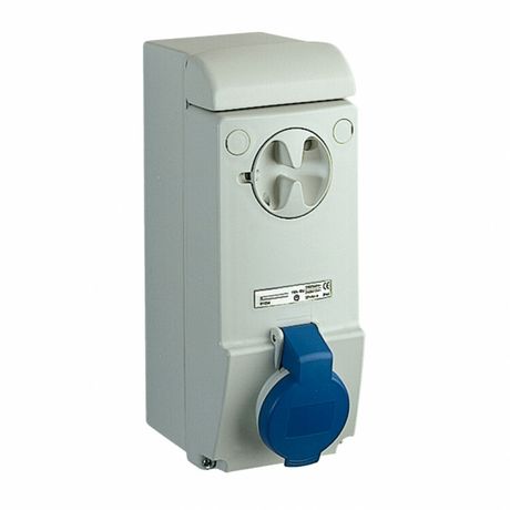 НАСТЕННАЯ РОЗЕТКА UNIKA Б/ЗАЩ 16A 2PE 200-250 IP44 | 83031 Schneider Electric