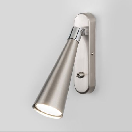 Светильник спот Horn GU10 SW сатинированный никель (MRL 1010) 1*35Вт Elektrostandard | a047872