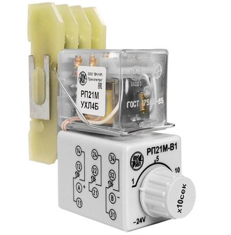 Реле времени РП-21М 003В1 3…30с 110В 50Гц с розеткой тип 2 ВНИИР A8120-76913711