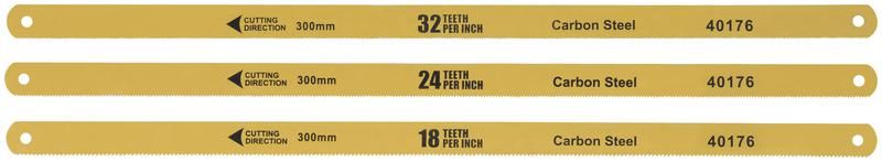 Полотно ножовочное одностороннее , 300 мм набор 6ш - 40176 РОС