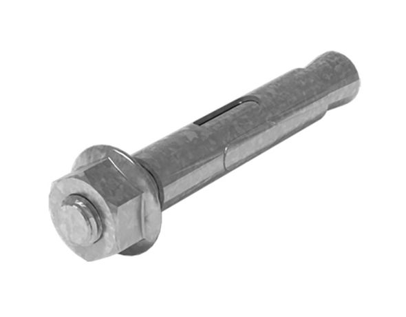 Анкер-болт с гайкой М6 8х100, гальван. цинк (в упаковке 100 шт), 062061 | АБМ-8х100-ЭЦ Ostec