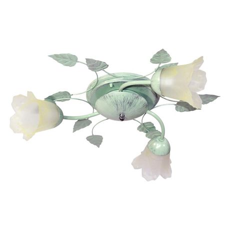 Светильник НПБ 01-3х60-111 (Плафон 62774) "Глория" 131 3х60Вт E14 IP20 зел./серебр. (инд. упак.) Элетех 1005403196