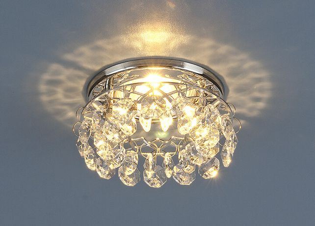 Светильник точечный встраиваемый 7070 MR16 СH/CL хром/прозрачный | a031474 Elektrostandard