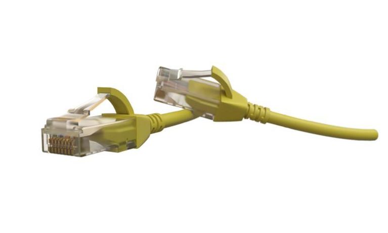 PC-LPT-UTP-RJ45-RJ45-C6-3M-LSZH-YL Патч-корд U/UTP, категория 6 (100% Fluke Component Tested), 28AWG, LSZH, 3 м, желтый | 445748 Hyperline