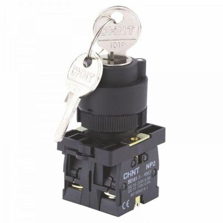 Переключатель NP2-EG23, 2 положения фиксацией, 2НО, IP40 (R) | 575554 CHINT