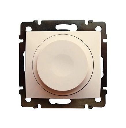 Кость DIY Диммер поворотно-нажимной универсальный LED 300Вт двухпроводной | 695154 Legrand Valena Сл