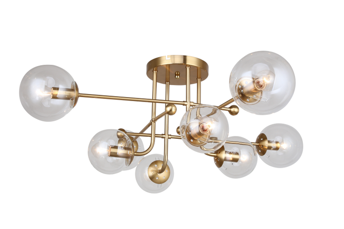 Люстра Adela 3165-308 8 х Е14 40 Вт модерн | Б0062130 Rivoli ЭРА