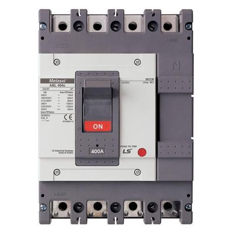 Автоматический выключатель ABN404c (42/37кА 380/415В) 4Р) 400A | 164001200 Lsis
