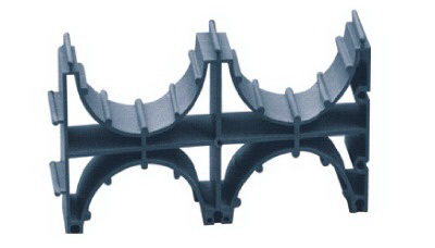 Держатель расстояния (кластер) для двустенных труб, д.140, двойной(Новосибирск) - 025142N ДКС