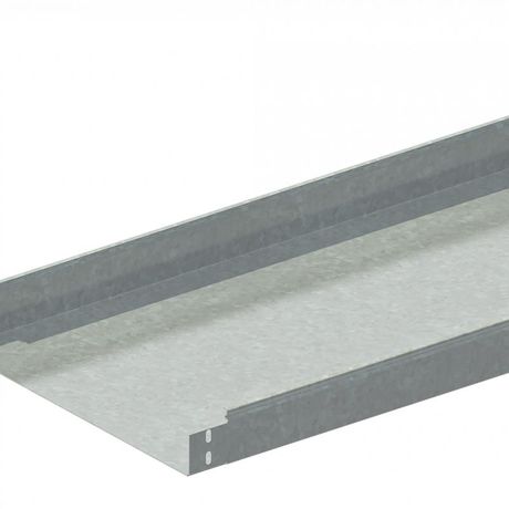 Лоток прямой замковый неперфорированный 500х200 L2000 сталь 1мм ЛМс-ПЗНМ цУТ2.5 монтаж без соединителей СОЭМИ Н0122161827