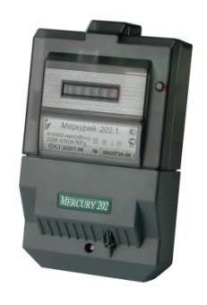 Счетчик Меркурий 202.5 1ф 5-60А класс точн. 1.0 1 тариф. импульс. вых. на панель мех. ОУ Инкотекс 00000034798