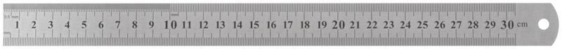 Линейка нержавеющая 300 х 28 мм - 19003 РОС