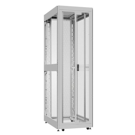 Шкаф серверный 52U 800х1200 передняя дверь: двустворчатая перфорированная IP20. задняя одностворчатая боковые панели: без. цвет: серый RAL7035 - EX 8252.7430 SYSMATRIX