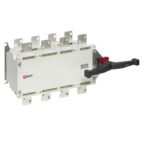 Рубильник-переключатель 1000A 4P c рукояткой управления для прямой установки PowerSwitch | pscs-1000-4 EKF