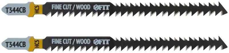 Полотно по дереву двусторонние HCS шлифованные под свободным углом зубья 116/90мм (T344CB) (уп.2шт) FIT 40906 РОС