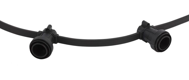 Гирлянда Белт-лайт, Е27, шаг 20 см, IP65, 2 жил., ERABL-L100/S20 2х1,5мм2, каучук, медь, бухта 1 | Б0049177 ЭРА