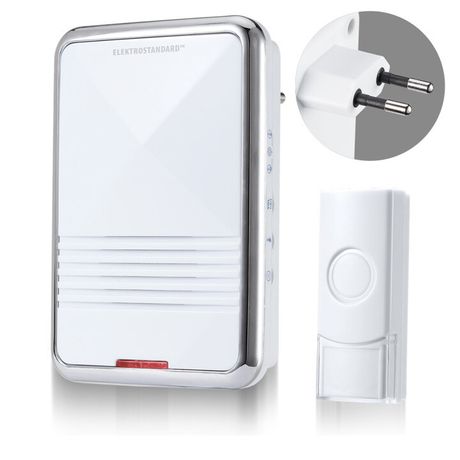 DBQ11M AC 36M IP44 белый звонок дверной беспроводной | a031379 Elektrostandard