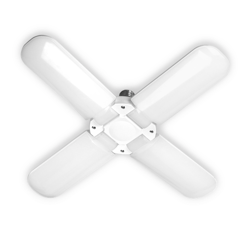 Лампа светодиодная PPG T95-4p AGRO 36Вт FR E27 4 лепестка с поворотом 90град. для растений красн. 650нм/син. 450нм Pro JazzWay 5043350