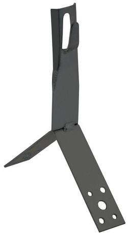 Держатель проводника круглого 6-8мм для конька h=80мм оцинкованная сталь TD IEK - ZDP80-13-4-68-80