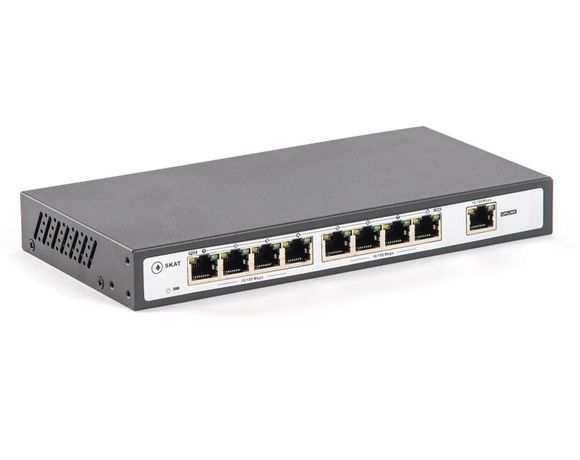 Коммутатор SKAT PoE 120Вт Порты: 8-Ethernet, 1-Uplink - 2031НЛК Бастион