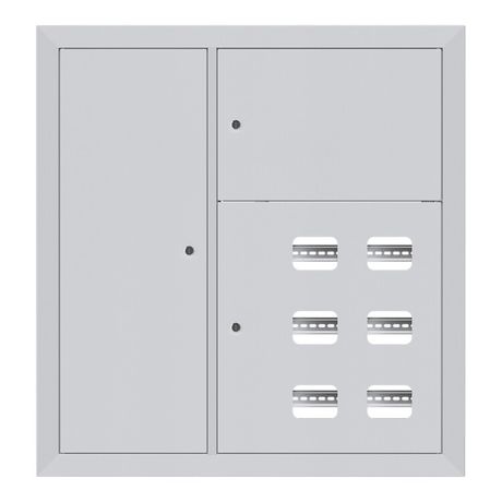 Щит этажный 6 кв. слаботочка слева (1000х950х160) Basic | mb28-v-6z EKF