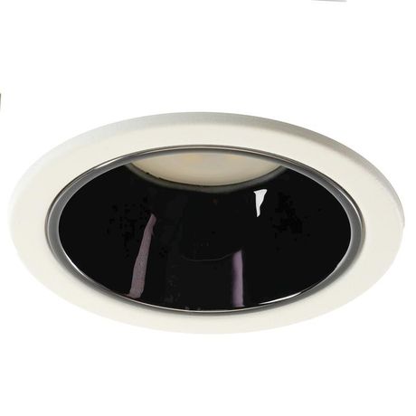Светильник потолочный встраиваемый, MR16 G5.3, белый + черный хром DL3102 | 51399 FERON