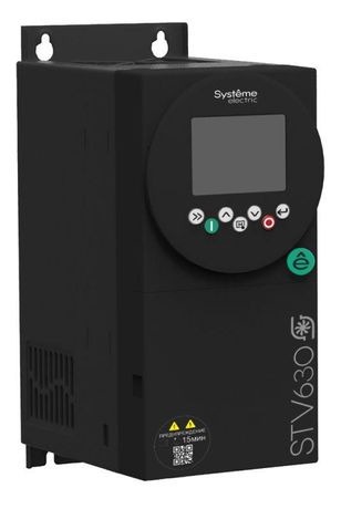 Преобразователь частоты STV630 7,5 кВт 400В ЭМС С3 + LED панель оператора | STV630U75N4-LED SE APC