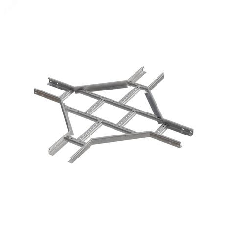 Х-разветвитель лестничный 50х100х1,2 мм INOX304 N - LXD50-100-1.2 КМ-Профиль LO40464