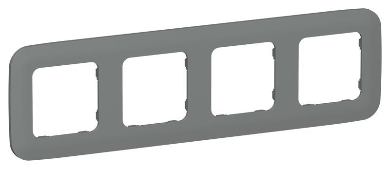 Рамка 4-м СП FLITE РУ-4-А-ФлМА мокрый асфальт IEK FI-M42-31-20-K80 IEK (ИЭК) арт. FI-M42-31-20-K80