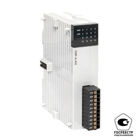 Модуль аналогового ввода EMF 4 PRO-Logic (с поверкой) | EMF-A-4AI-V EKF