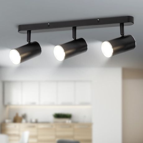 Светильник настенно-потолочный спот OL35-3 BK MR16 GU10 IP20 черный хром | Б0056366 ЭРА