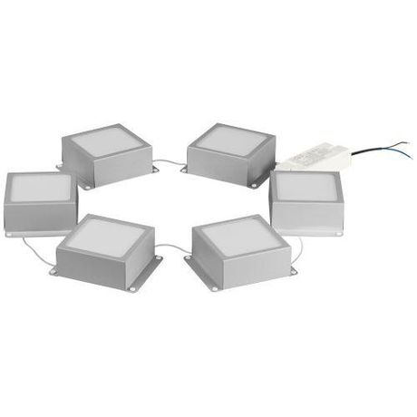 Светильник светодиодный ЭРА SPO-646-3-4K-S6 36Вт 4000К 3420Лм грильято 100х100 домино металлик компл 6 кубиков драйвер | Б0062991