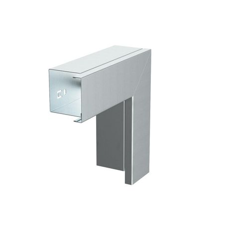 Плоский угол с крышкой кабельного канала LKM 60x60 мм (сталь) (LKM F60060FS) | 6247989 OBO Bettermann