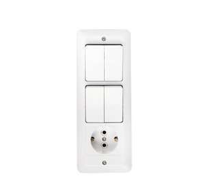Беларусь блок 4-кл+ розетка зк 4В-РЦ-704 - Bylectrica