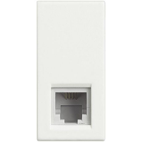 Розетка телефонная Axolute RJ11 К10 кат.3 бел. Leg BTC HD4258C11N Legrand