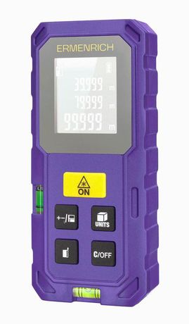 Рулетка лазерная Reel PLUS GS40 фиолет. Ermenrich 86257 Ermenrich арт. 86257