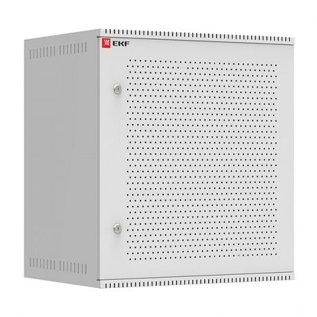 Шкаф телекоммуникационный настенный 12U (600х450) дверь перфорированная, Astra A серия EKF Basic | ITB12P450