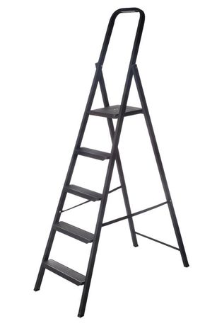 Лестница-стремянка алюминиевая, 5 ступеней, вес 6,25 кг - 65373 РОС