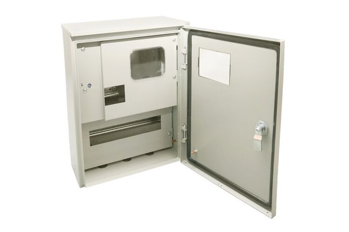 Щит учета ЩУ-1ф/1-0-12 IP66 (ЩУРН-1/12 IP66) с опломбировкой счётчика (395х310х165) | SQ0905-1001 TDM