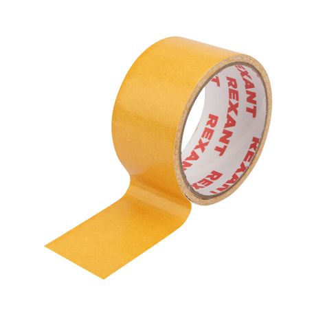 Двухсторонний скотч , тканевая основа 48 мм, ролик 5 м | 09-6348 Rexant MEET