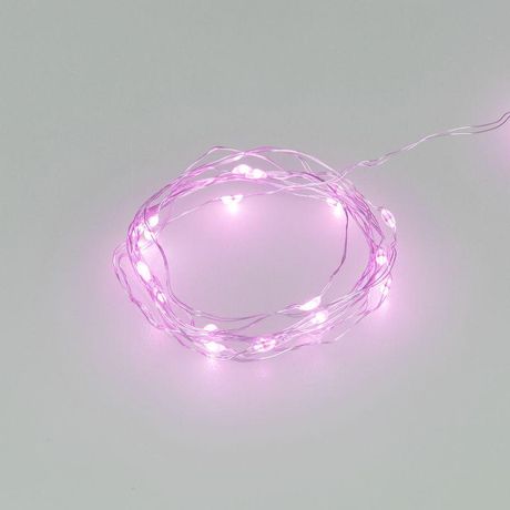 Гирлянда светодиодная ARD-DEW-HOME-2000-CLEAR-20LED-STD Purple (1.5V, Battery Pack, Cork) (Ardecoled, IP20) - 048697 Arlight