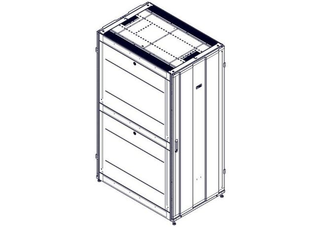 Шкаф Uniprom. 42U-800/1200. боковые панели 4шт. черный - UR3380 APC