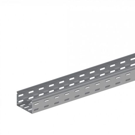 Лоток монтажный прямой замковый перфорированный 100х80 L3000 сталь 1мм ЛППЗ.100.80.3000.1.1 СОЭМИ Н0121132522