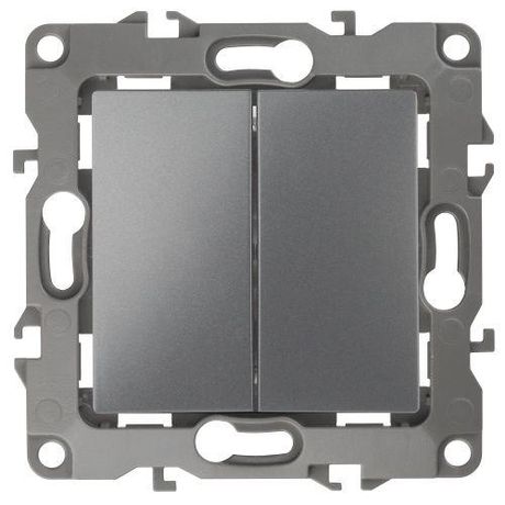 Переключатель перекрестный 2-кл. Эра12 12-1112-12 250В 10АХ графит Эра Б0065316