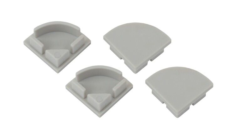 Набор заглушек для профиля CAB280, 4 глухие круглые (500/15000) ЭРА - Б0039451